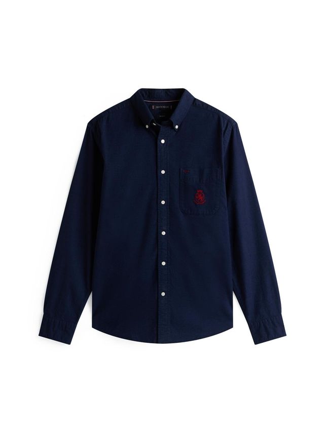 Brushed Oxf Crest Pocket Shirt fra Tommy Hilfiger