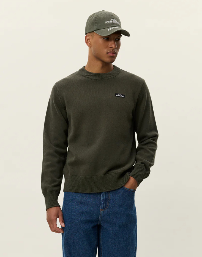 Gary Patch Crewneck Knit fra Les Deux