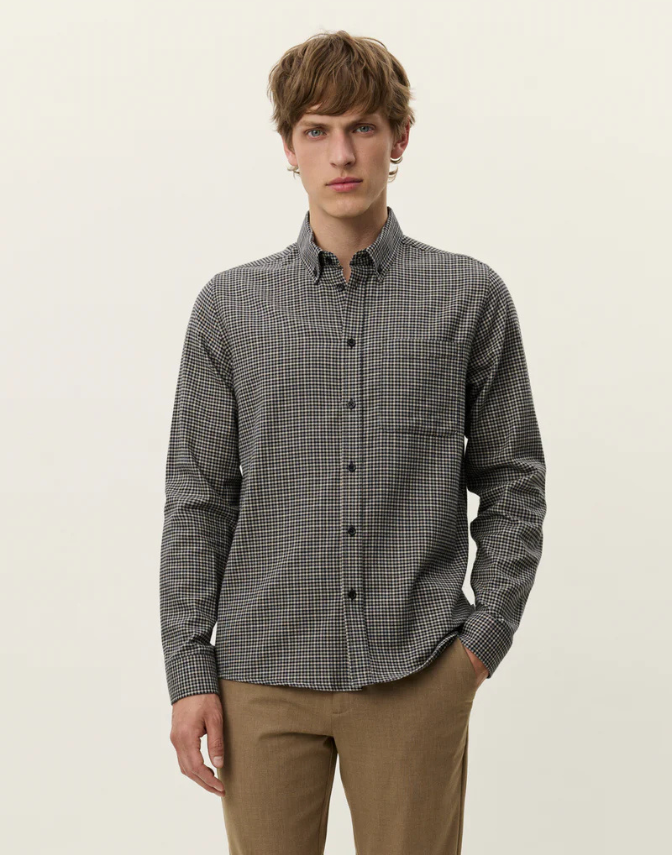 Konrad Check Flannel Shirt fra Les Deux