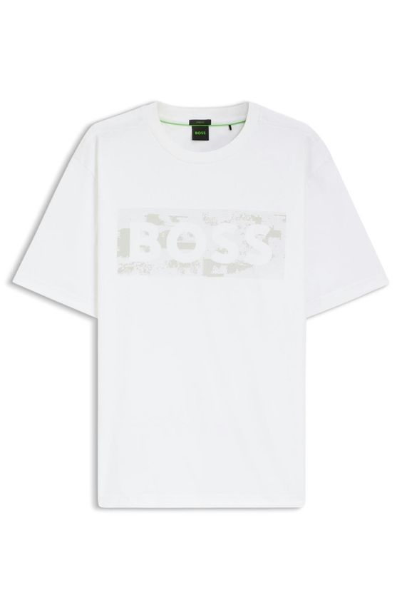 Ts Globe Logopattern 10278673 fra Boss Green