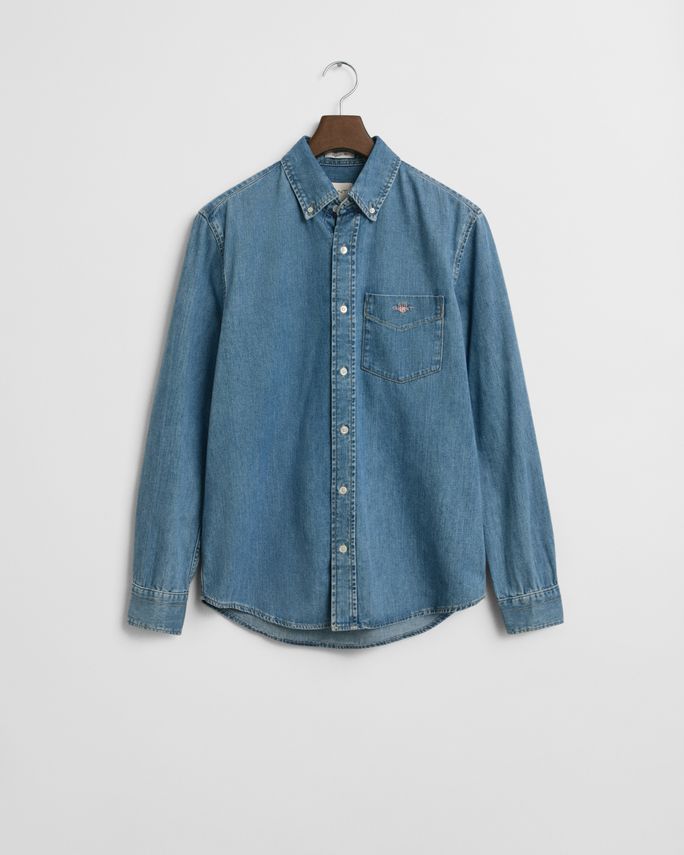 Reg Denim Shirt fra Gant