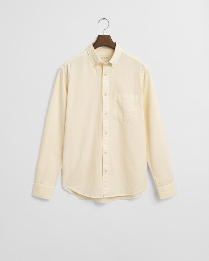 Reg Gmnt Dyed Twill Shirt fra Gant