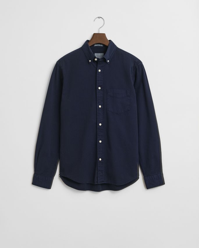 Reg Gmnt Dyed Twill Shirt fra Gant