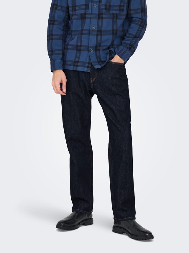 Onsedge Straight Rinse 4942 Tai Dnm fra Only & Sons