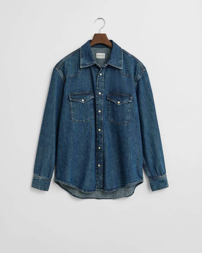Rel Denim Rodeo Shirt fra Gant