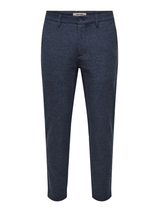 Onsmark Slim Brush Pique 0353 Pants fra Only & Sons