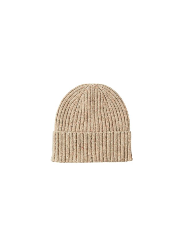 Slhniell Neps Wool Blend Beanie fra Selected