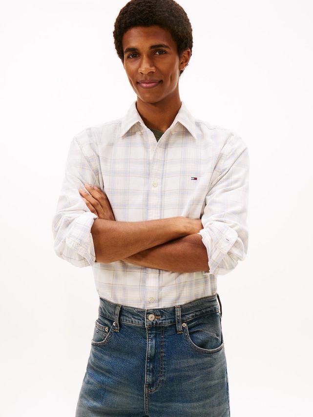 Tjm Reg Check Cord Shirt fra Tommy Jeans