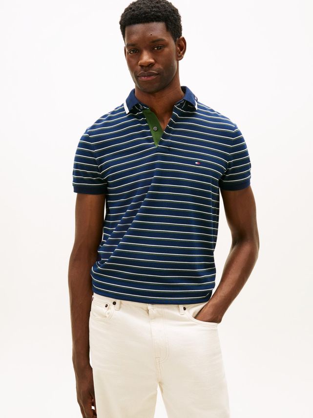 Pique Grafic Collar Reg Polo fra Tommy Hilfiger