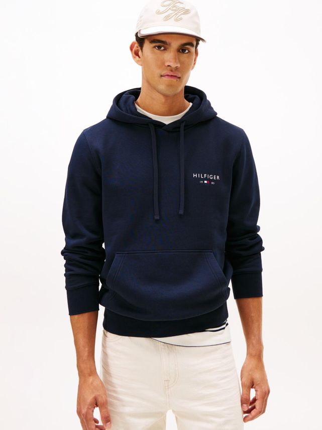 Brand Love Small Hilfiger Hoodie fra Tommy Hilfiger