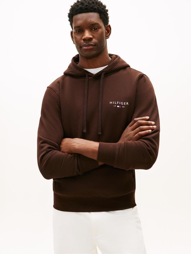 Brand Love Small Hilfiger Hoodie fra Tommy Hilfiger