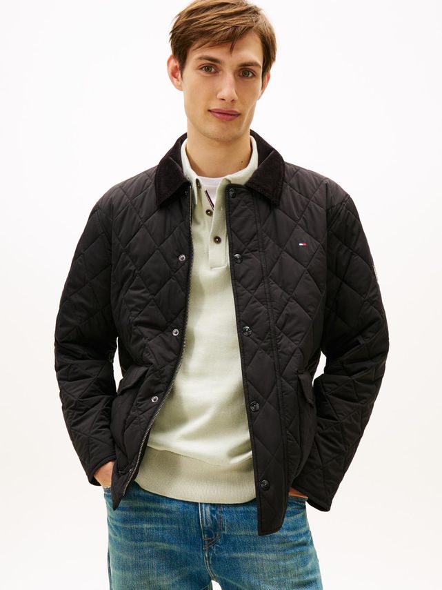 Diamond Quilted Jacket fra Tommy Hilfiger