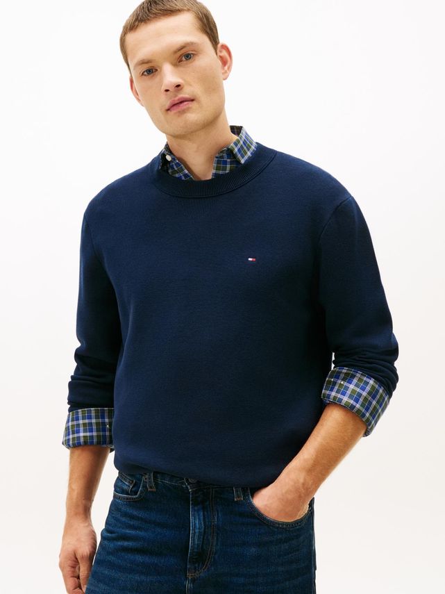 Full Milano Crew Neck fra Tommy Hilfiger