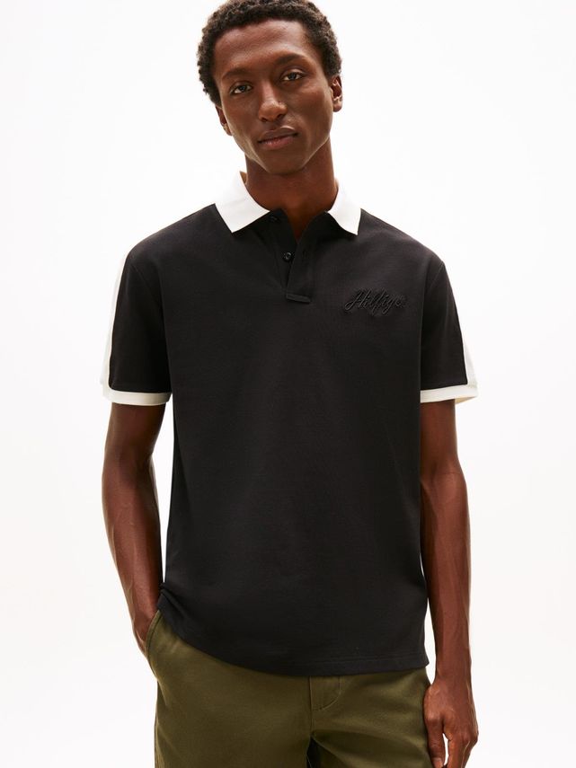 Mesh Detail Classic Fit Polo fra Tommy Hilfiger