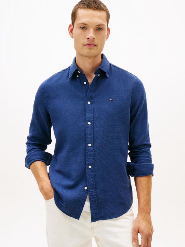 Dobby Structure Rf Shirt fra Tommy Hilfiger