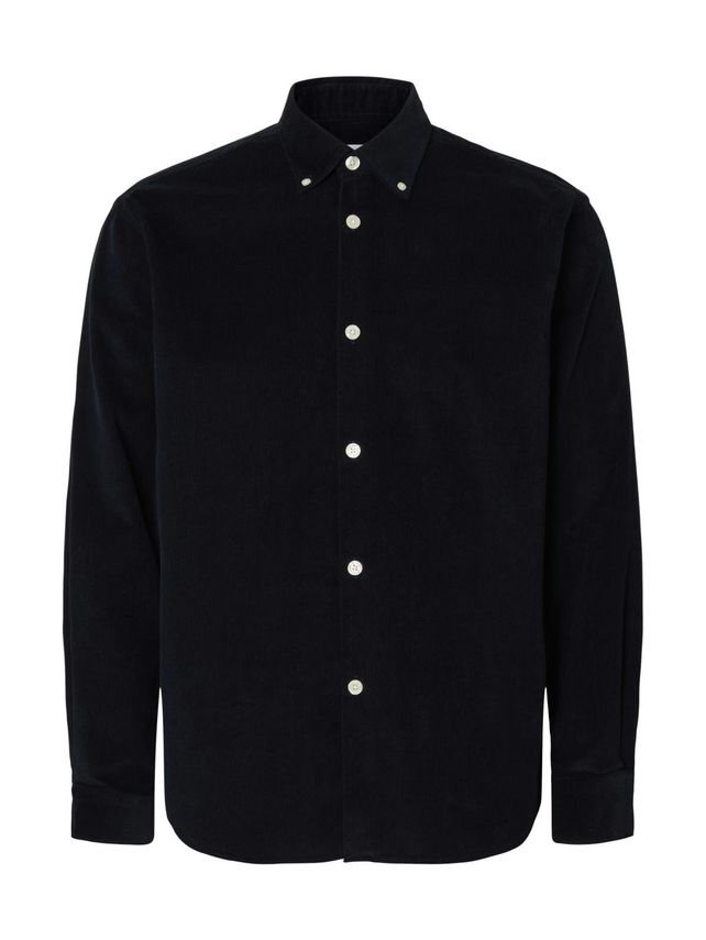 Slhregdanni Cord Bd Ls Shirt Noos fra Selected