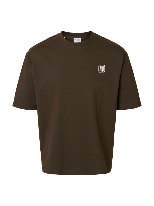 Slhrelaxari Graphic Ss Tee fra Selected