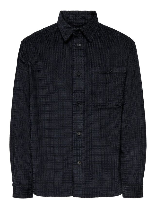 Onswaleed Corduroy Overshirt 0345 N fra Only & Sons