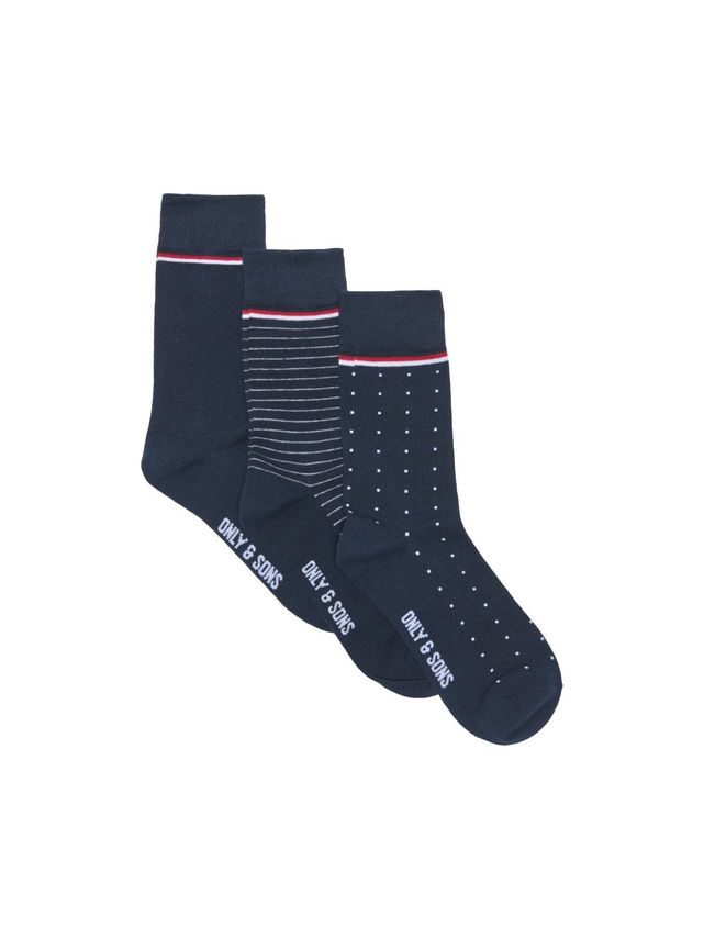Onsbasic Cotton Sock 3 Pack Noos fra Only & Sons