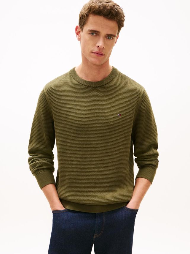 Seasonal Structure Crew Neck fra Tommy Hilfiger