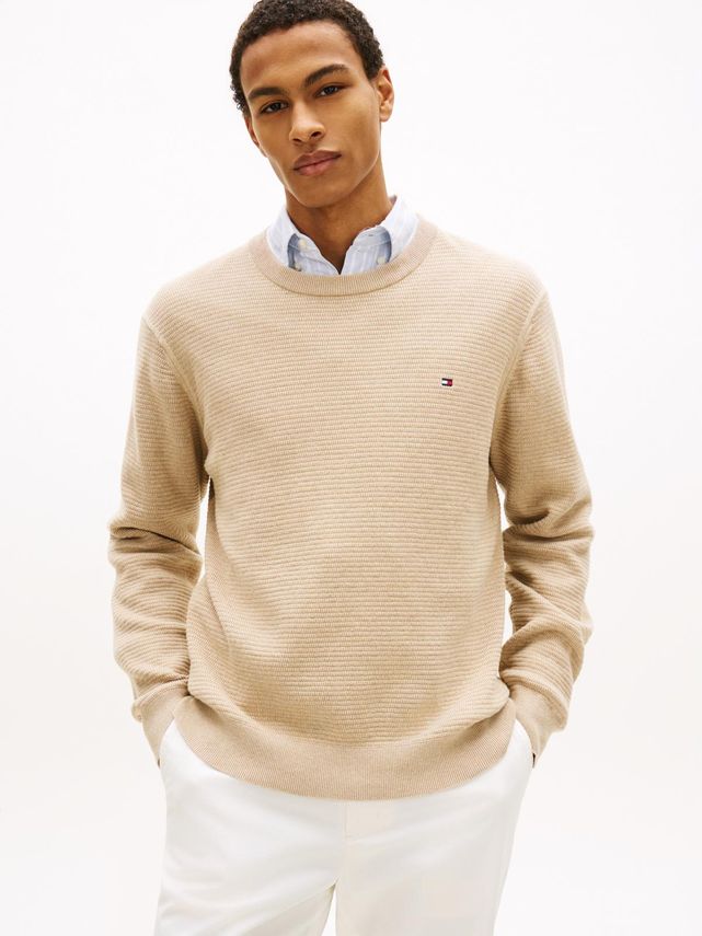 Seasonal Structure Crew Neck fra Tommy Hilfiger