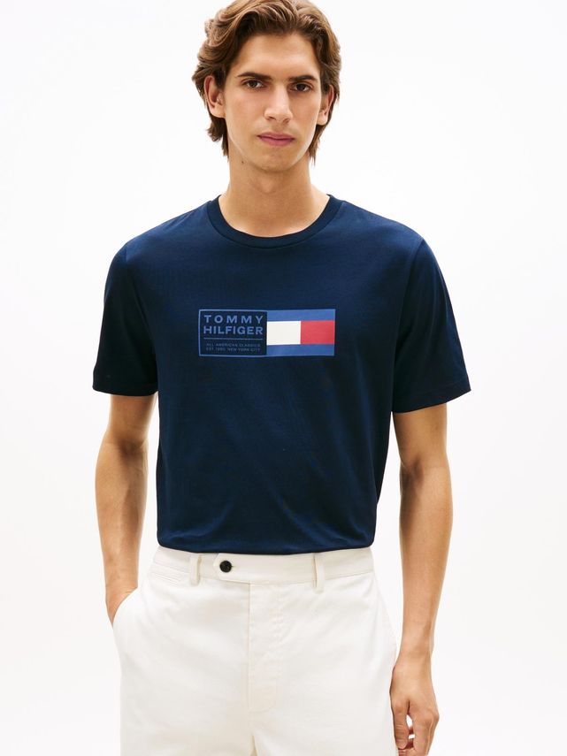Brand Love Text Box Tee fra Tommy Hilfiger