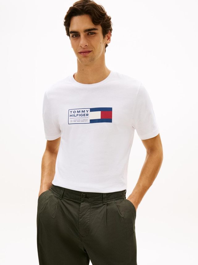 Brand Love Text Box Tee fra Tommy Hilfiger