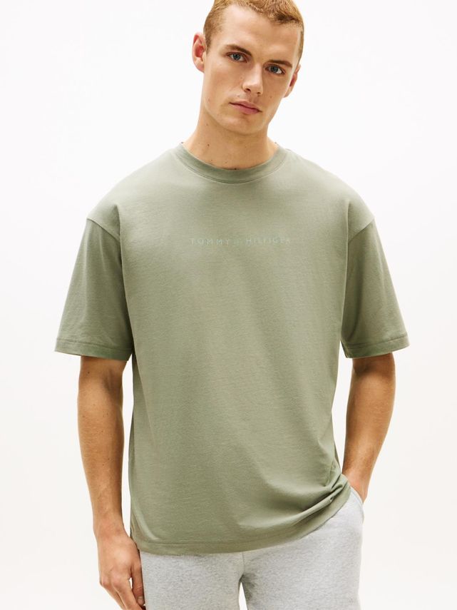 Ss Logo Tee fra Tommy Hilfiger