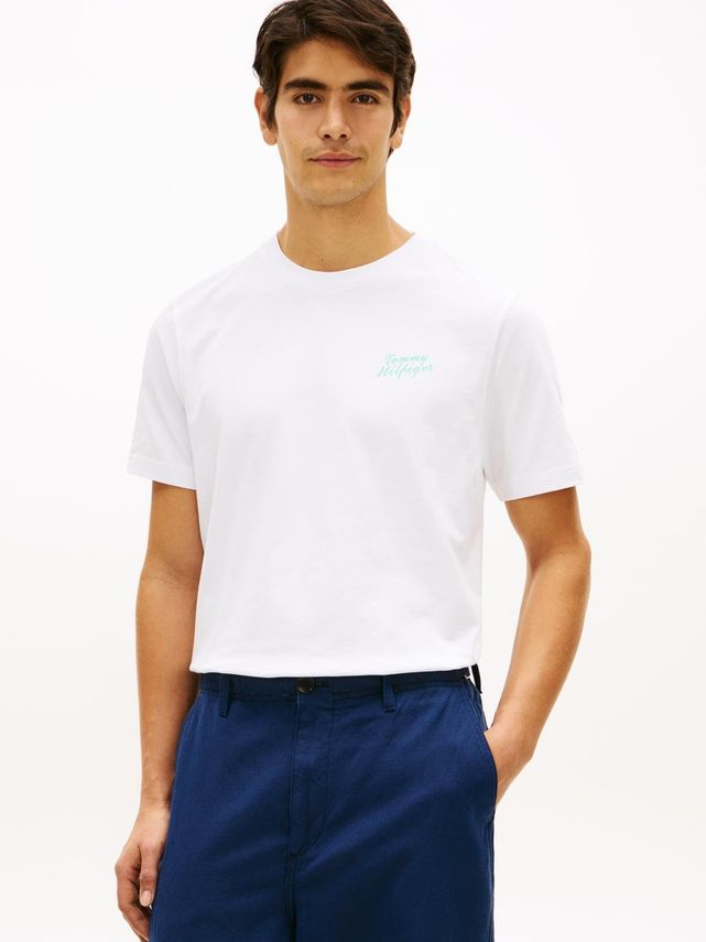 Palm Photo Print Tee fra Tommy Hilfiger