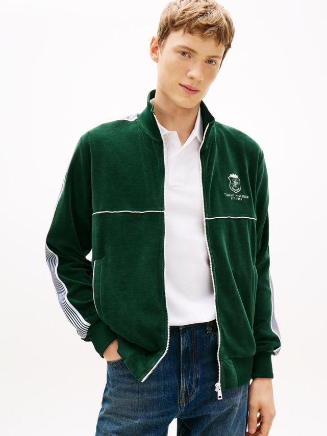 Velour Country Club Trackjacket fra Tommy Hilfiger
