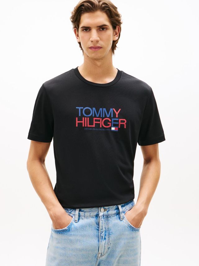 Brand Love Big Text Tee fra Tommy Hilfiger