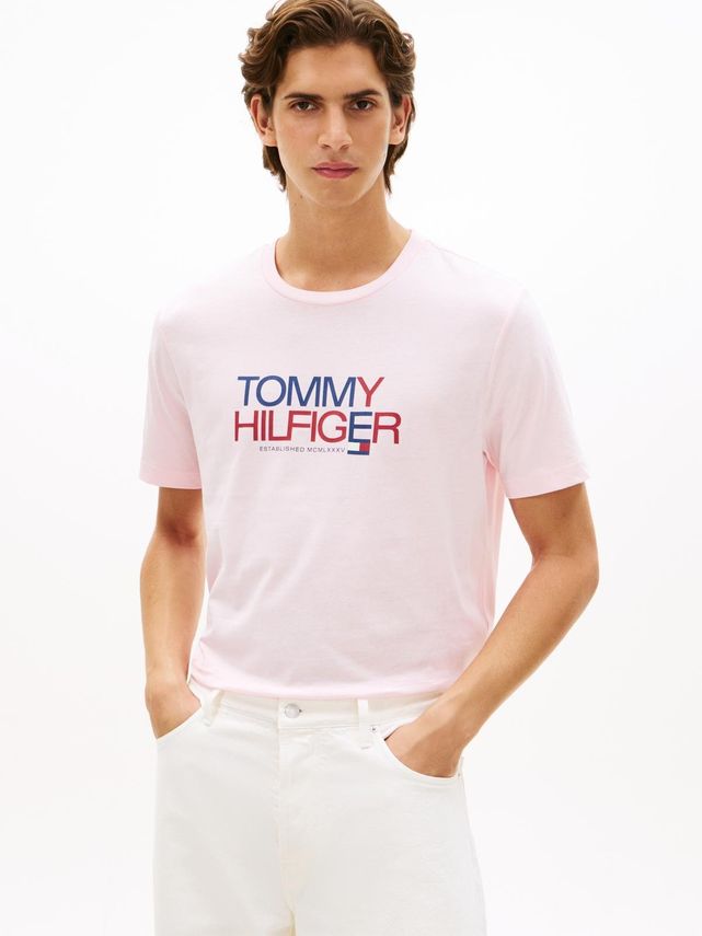Brand Love Big Text Tee fra Tommy Hilfiger