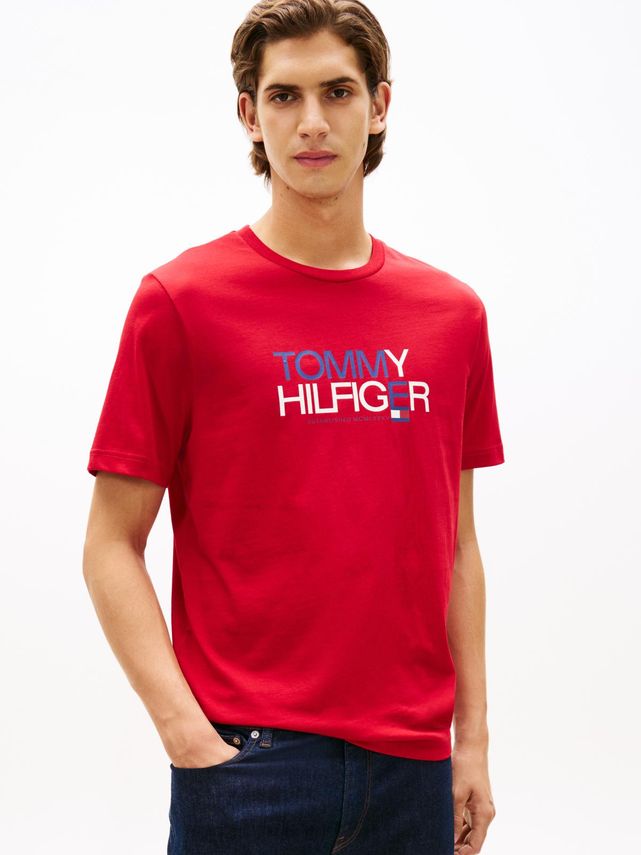 Brand Love Big Text Tee fra Tommy Hilfiger