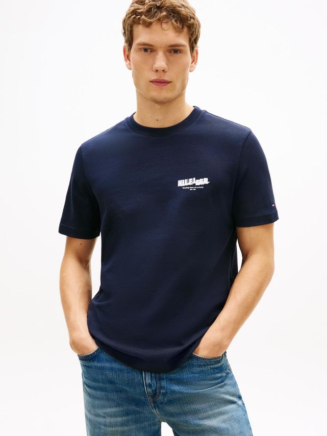 Photo Print Hilfiger Tee fra Tommy Hilfiger