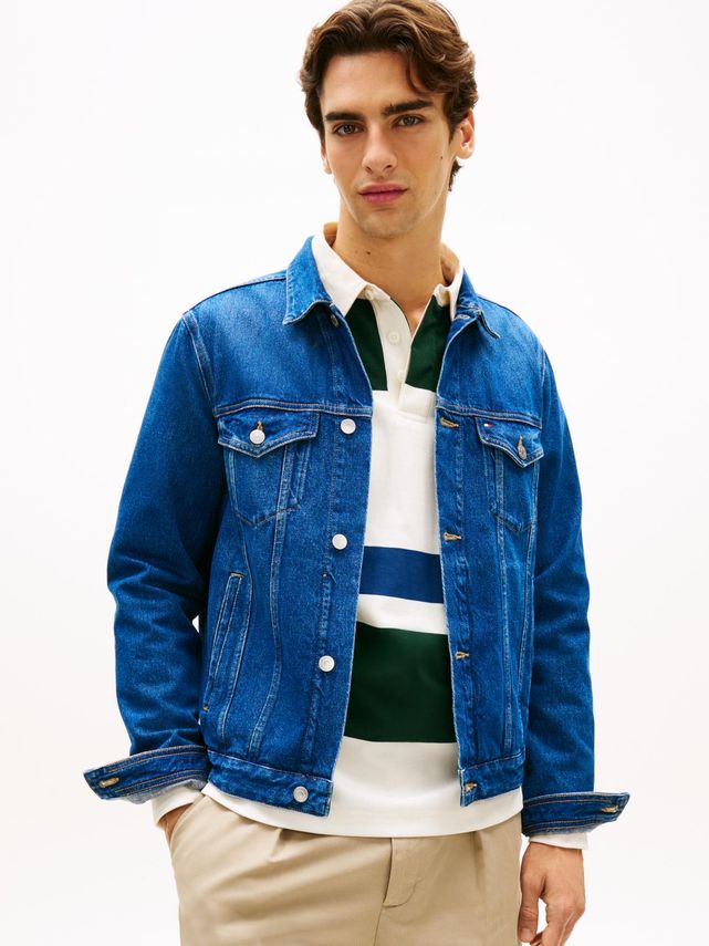 Regular Trucker Jkt Ike Blue fra Tommy Hilfiger