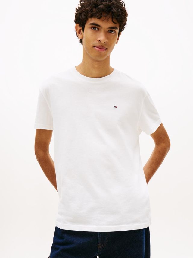 Tjm Reg Sflag Ss Tee Ext fra Tommy Jeans