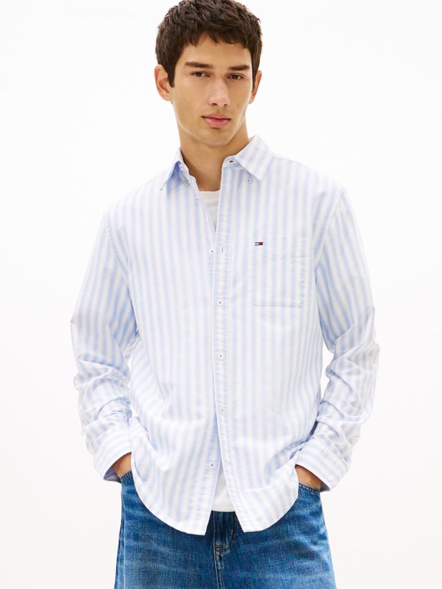 Tjm Reg Stripe Oxford Shirt Ext fra Tommy Jeans