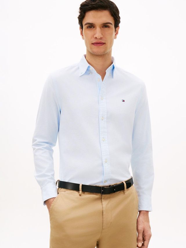 Flex Dobby Sf Shirt fra Tommy Hilfiger