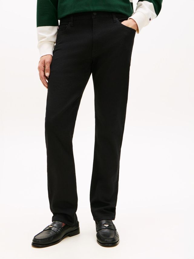 Slim Straight Denton Stay Blk Dc fra Tommy Hilfiger