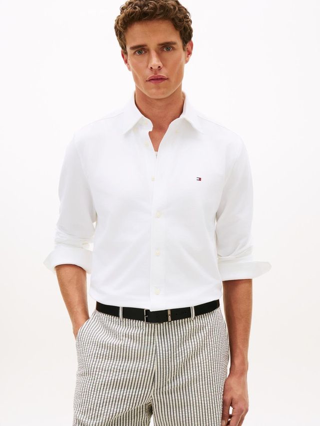 Performance Pique Oxford fra Tommy Hilfiger