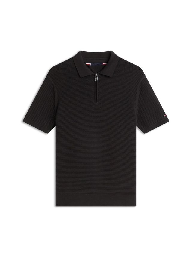 Seasonal Structure Ss Zip Polo fra Tommy Hilfiger