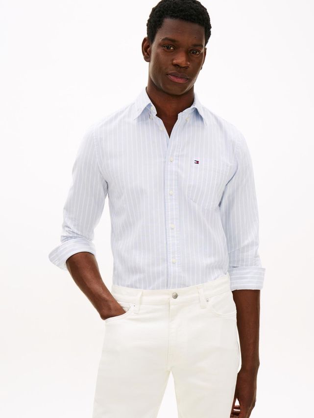 Heritage Oxf Wide Stp Rf Shirt fra Tommy Hilfiger