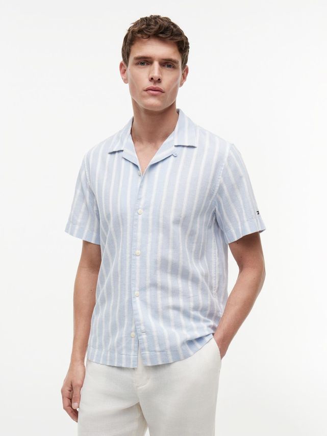Lin Blend Texture Stp S S Rf fra Tommy Hilfiger