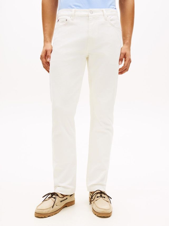 Slim Straight Denton White Dc fra Tommy Hilfiger