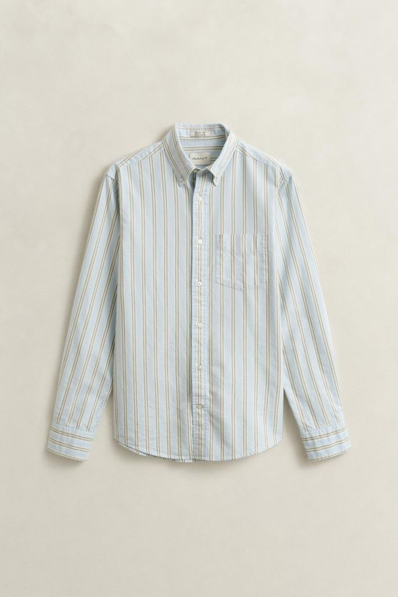 Reg Archive Oxford Stripe Shirt fra Gant