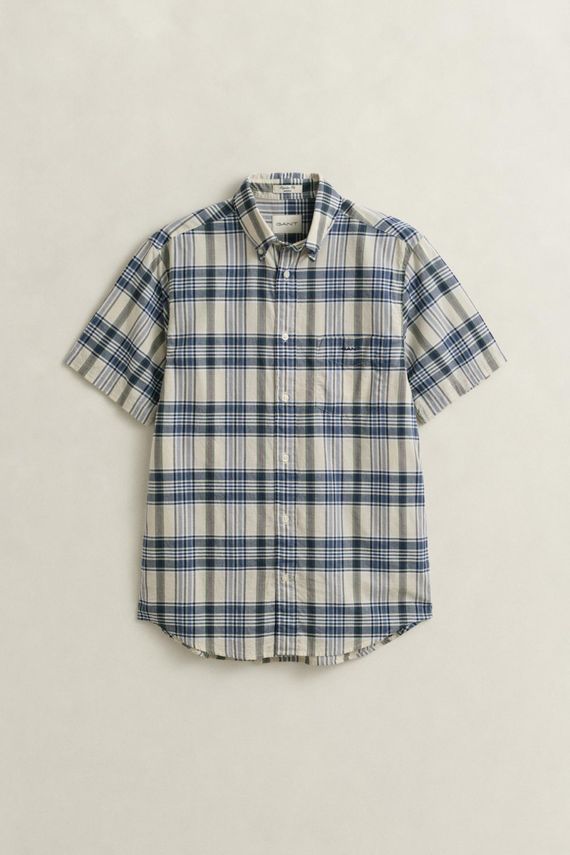 Reg Indian Madras Check Ss Shirt fra Gant