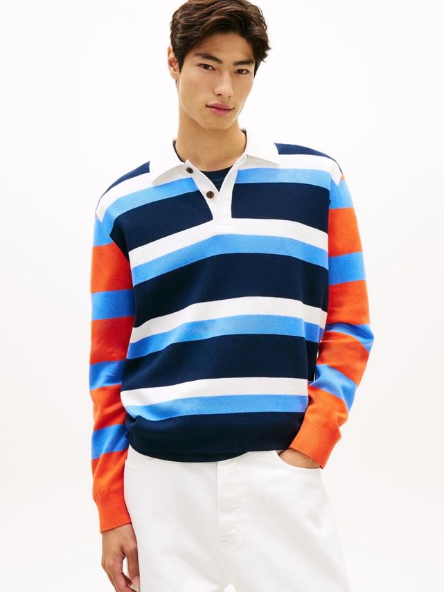 Tjm Reg Wvn Lbl Rugby Sweat Ext fra Tommy Jeans