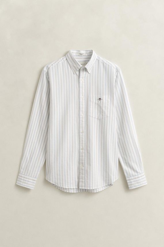 Reg Classic Oxford Stripe Shirt fra Gant