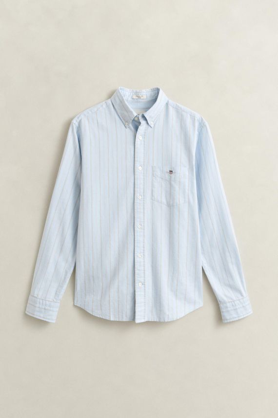 Reg Classic Oxford Stripe Shirt fra Gant