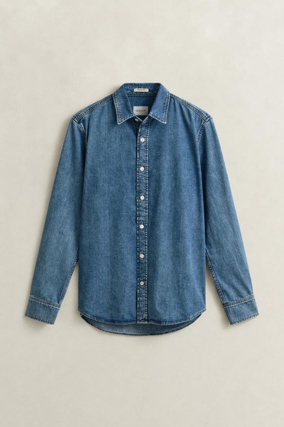 Reg Denim Shirt fra Gant